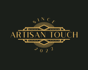 Stylish Luxury Art Deco logo design