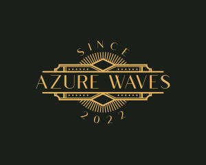 Stylish Luxury Art Deco logo design