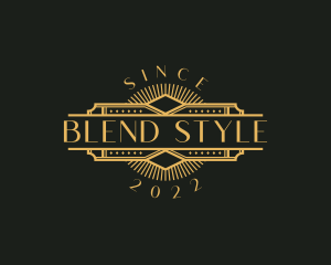 Stylish Luxury Art Deco logo design