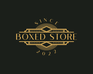 Stylish Luxury Art Deco logo design