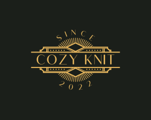 Stylish Luxury Art Deco logo design