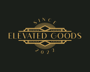 Stylish Luxury Art Deco logo design