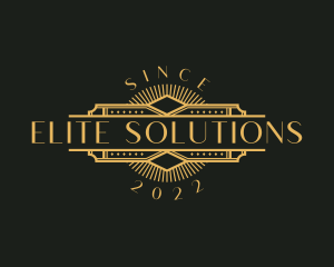 Stylish Luxury Art Deco logo design