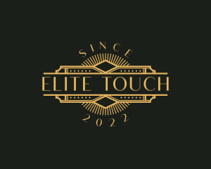 Stylish Luxury Art Deco logo design