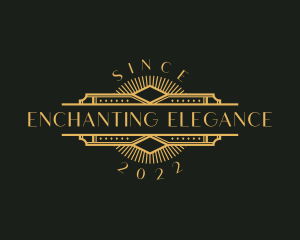 Stylish Luxury Art Deco logo design