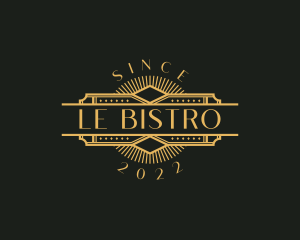 Stylish Luxury Art Deco logo design