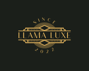 Stylish Luxury Art Deco logo design