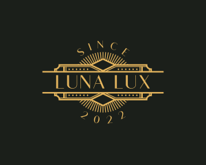 Stylish Luxury Art Deco logo design