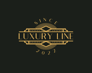 Stylish Luxury Art Deco logo design