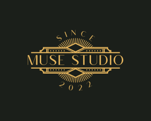 Stylish Luxury Art Deco logo design