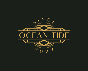 Stylish Luxury Art Deco logo design