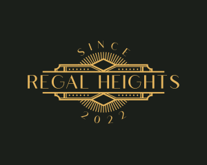 Stylish Luxury Art Deco logo design