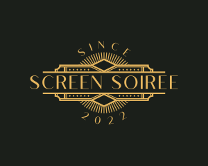 Stylish Luxury Art Deco logo design