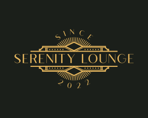 Stylish Luxury Art Deco logo design