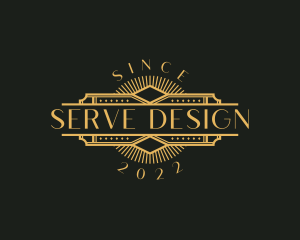 Stylish Luxury Art Deco logo design