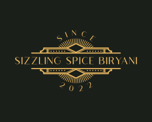 Stylish Luxury Art Deco logo design