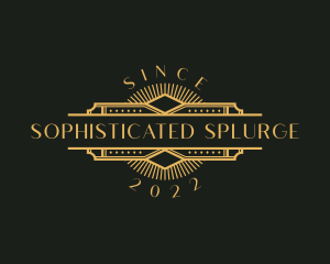 Stylish Luxury Art Deco logo design