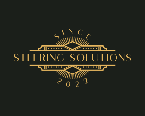 Stylish Luxury Art Deco logo design