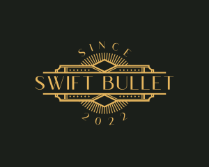 Stylish Luxury Art Deco logo design