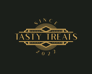 Stylish Luxury Art Deco logo design