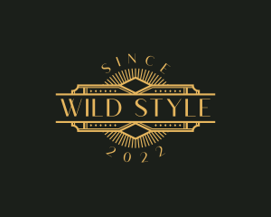 Stylish Luxury Art Deco logo design