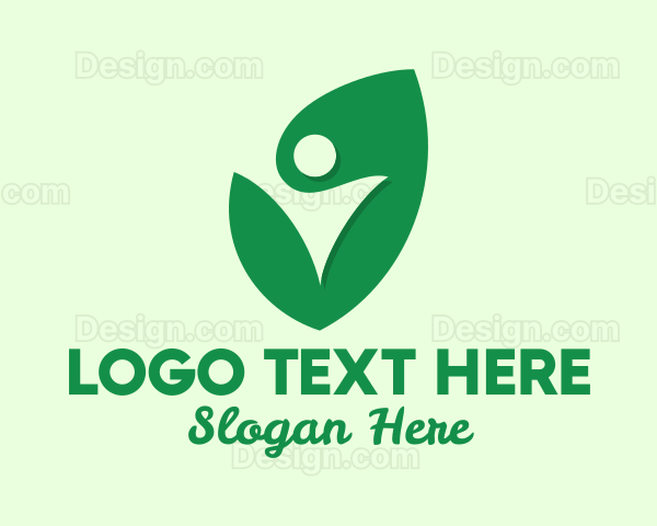 Green Leaf Environmentalist Logo