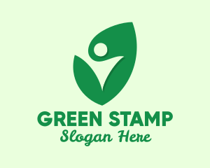 Green Leaf Environmentalist logo design