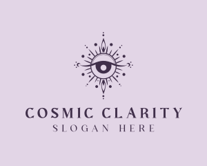 Cosmic Fortune Teller Eye logo