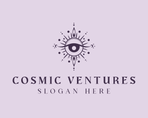 Cosmic Fortune Teller Eye logo design