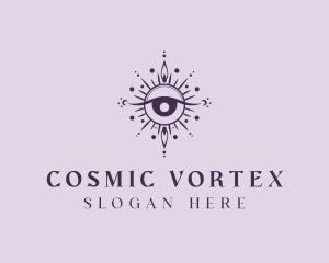 Cosmic Fortune Teller Eye logo design