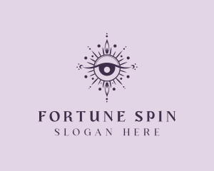 Cosmic Fortune Teller Eye logo design