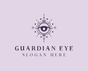 Cosmic Fortune Teller Eye logo design