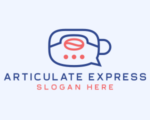 Coffee Delivery Chat logo design