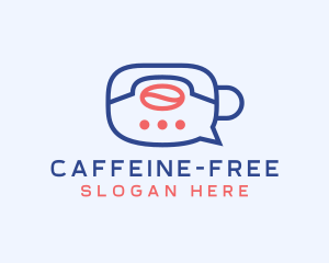 Coffee Delivery Chat logo design