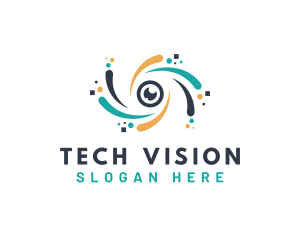 Eye Pixel Tech logo design