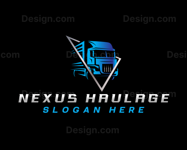 Transportation Logistic Truck Logo