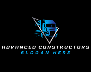 Transportation Logistic Truck Logo