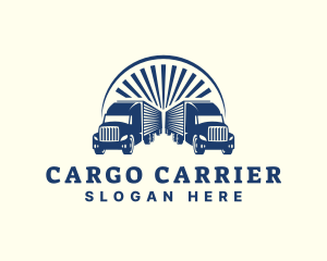 Transport Logistic Truck logo design