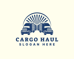 Transport Logistic Truck logo design