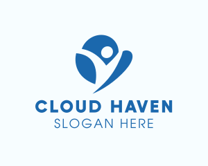 Modern Human Cloud  logo design