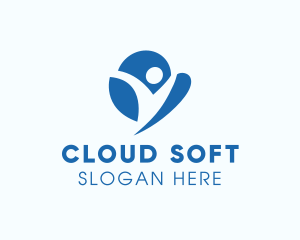 Modern Human Cloud  logo design