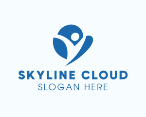 Modern Human Cloud  logo design