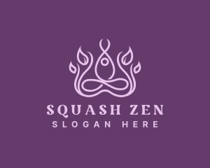 Yoga Meditation Wellness logo design