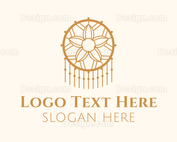 Flower Dreamcatcher Decor Logo