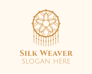 Flower Dreamcatcher Decor logo design