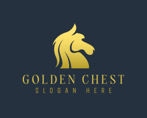 Elegant Wild Horse  logo design