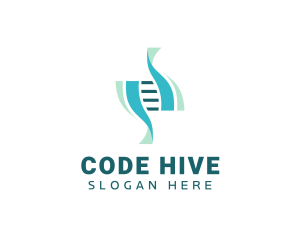 Genetic DNA Code logo