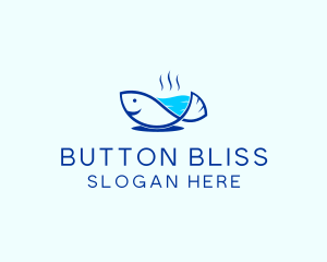 Marine Fish Trout logo design