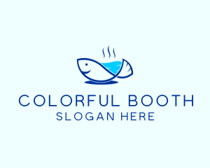 Marine Fish Trout logo design