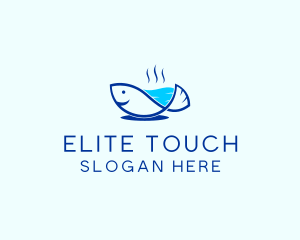 Marine Fish Trout logo design